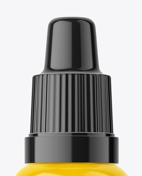 Plastic Dropper Bottle Mockup PSD #2