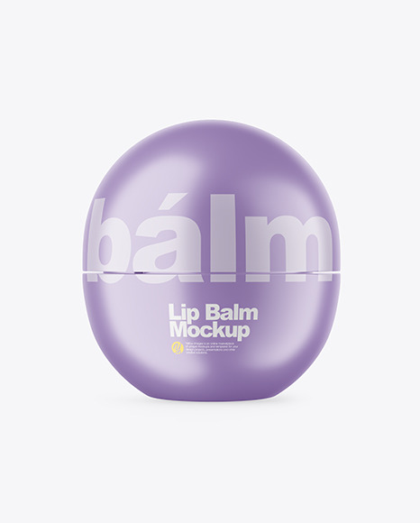 Matte Lip Balm Mockup PSD #2