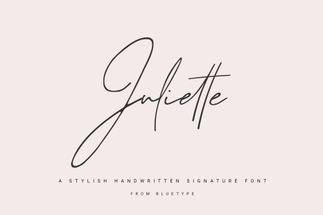 Juliette - Natural Hand-lettered Font