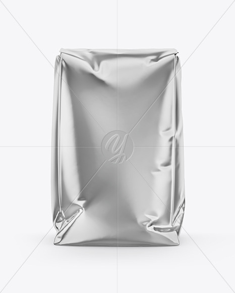 Download Metallized Paper Flour Bag Mockup In Bag Sack Mockups On Yellow Images Object Mockups