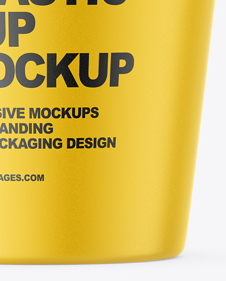 Plastic Cup Mockup PSD #1