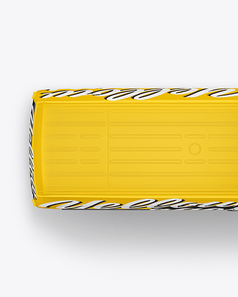 Van Mockup   Top View PSD #2