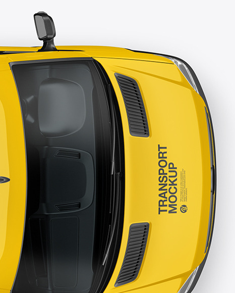 Van Mockup   Top View PSD #6