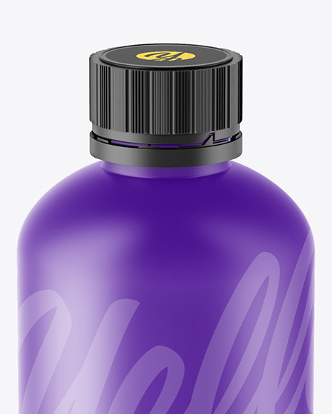 Matte Bottle Mockup PSD #2