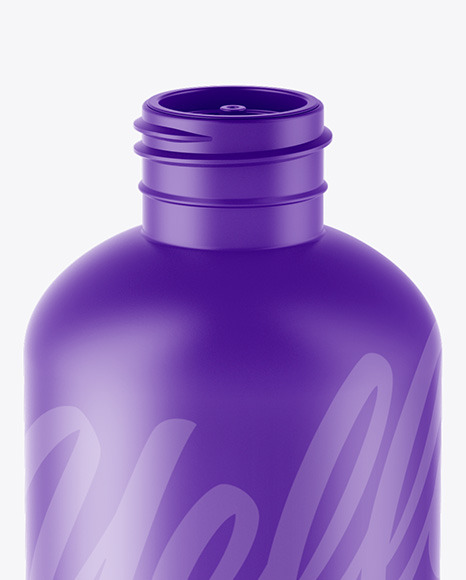 Matte Bottle Mockup PSD #1