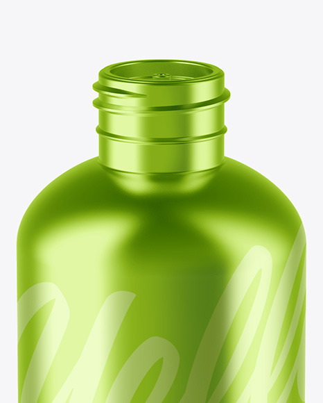 Metallic Bottle Mockup PSD #1