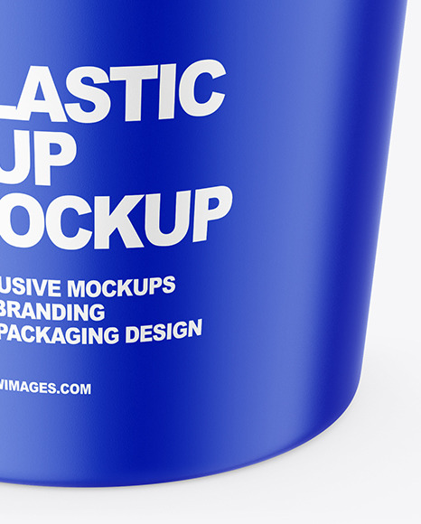 Plastic Cup Mockup PSD #4