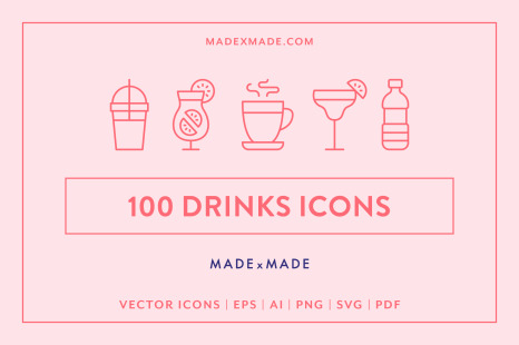 Line Icons – Drinks