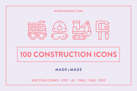 Line Icons – Construction
