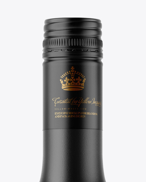 Ceramic Wine Bottle Mockup PSD #2