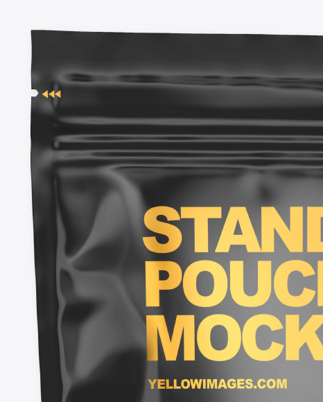 Stand up Pouch with Gummies Mockup PSD #6