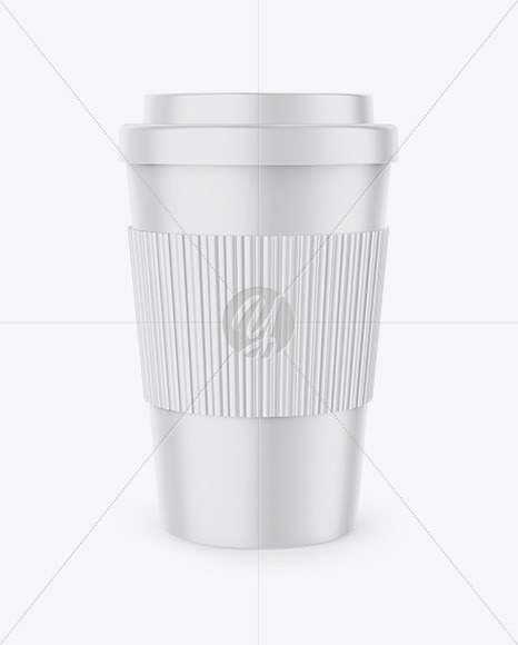 Download Coffee Cup With Paper Sleeve Mockup In Cup Bowl Mockups On Yellow Images Object Mockups PSD Mockup Templates