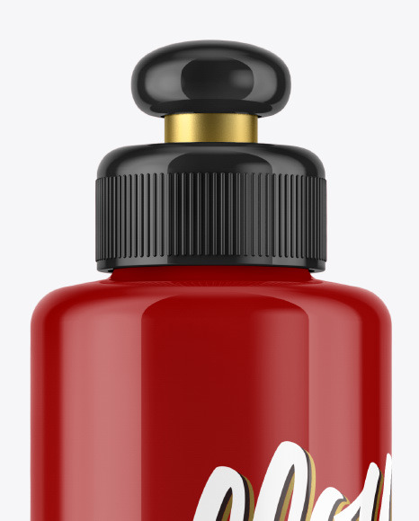 Glossy Cosmetic Bottle Mockup PSD #2