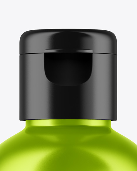 Metallic Bottle Mockup PSD #2