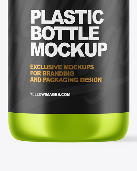 Download Metallic Bottle Mockup In Bottle Mockups On Yellow Images Object Mockups PSD Mockup Templates