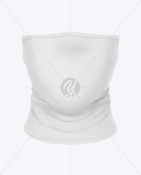 Download Fleece Buff Mockup - Front View in Apparel Mockups on ...