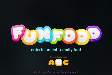 Funfood Friendly Font