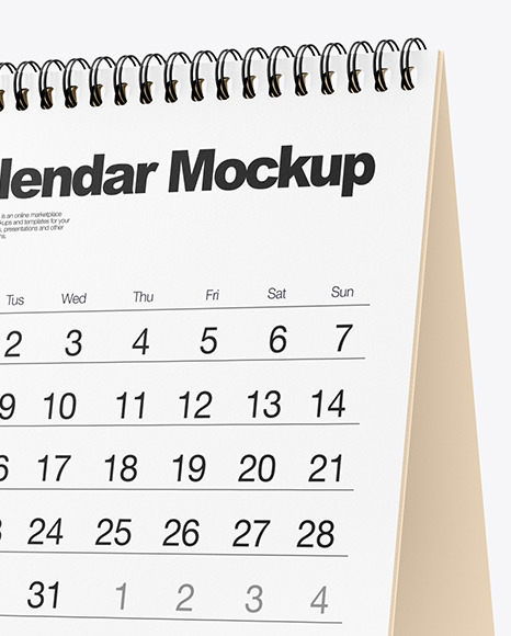 Calendar Mockup PSD #6