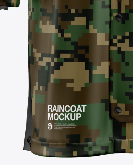 Download Raincoat Mockup in Apparel Mockups on Yellow Images Object Mockups