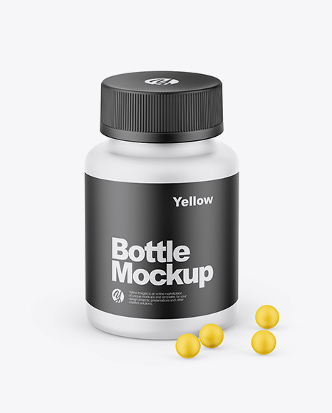 Matte Bottle Mockup