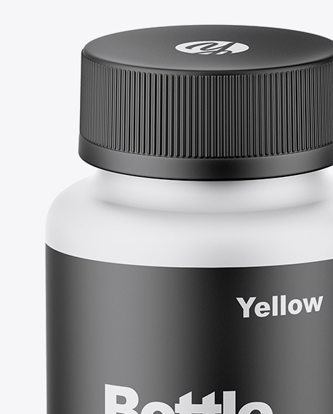 Matte Bottle Mockup PSD #1