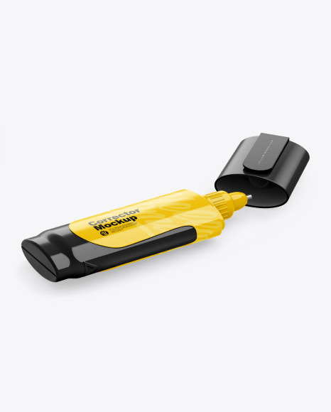 Opened Glossy Corrector Mockup