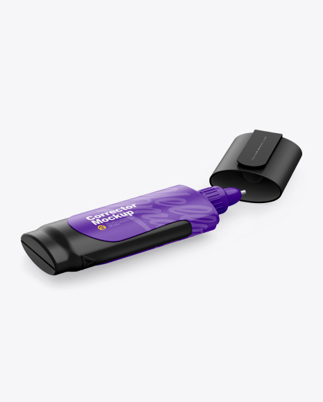 Opened Matte Corrector Mockup