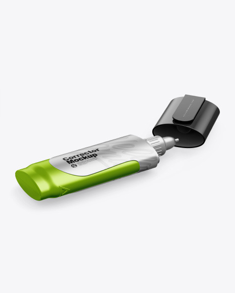 Opened Metallic Corrector Mockup
