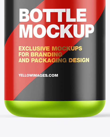 Matte Metallic Bottle Mockup PSD #6