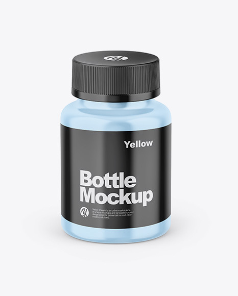 Glossy Bottle Mockup PSD #2