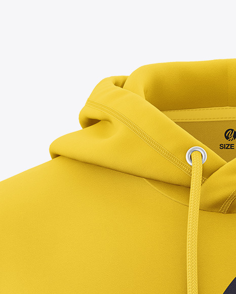 Download Hoodie Mockup Front View In Apparel Mockups On Yellow Images Object Mockups