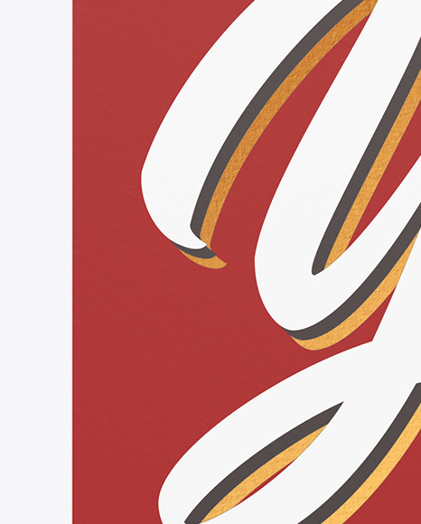 Paper Label With Rope Mockup PSD #1