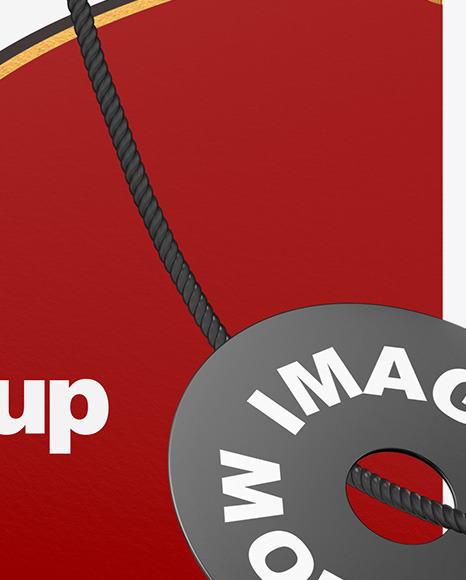 Paper Label With Rope Mockup PSD #6