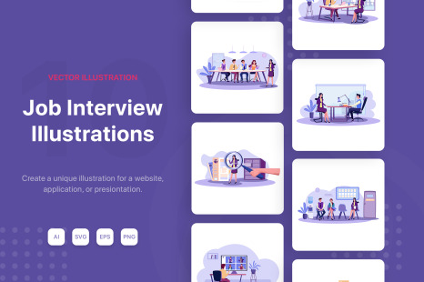 M151_Job Interview Illustrations