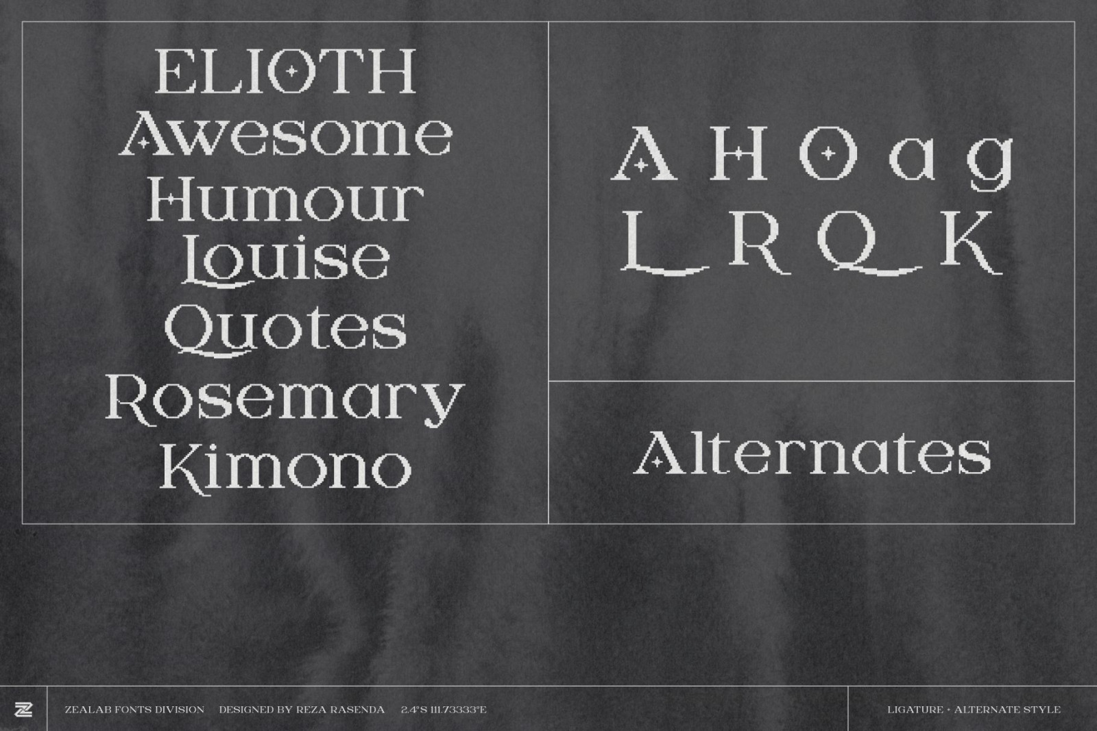 Digitany - Multipurpose Serif-Pixel Display Font