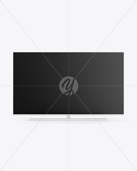 Download Tv Mockup In Device Mockups On Yellow Images Object Mockups PSD Mockup Templates