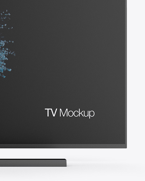 Download Tv Mockup In Device Mockups On Yellow Images Object Mockups PSD Mockup Templates