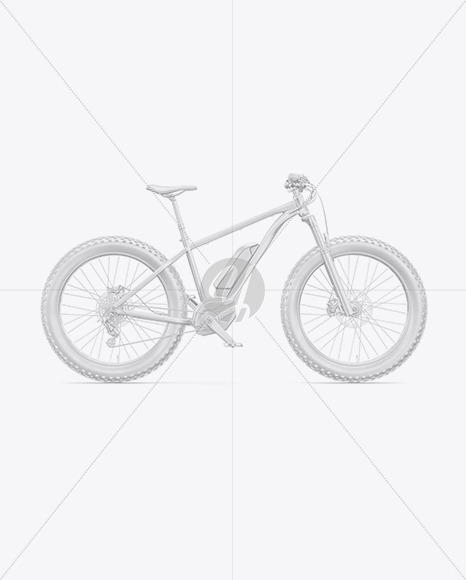 Download Fat Bike Mockup Right Side View In Vehicle Mockups On Yellow Images Object Mockups