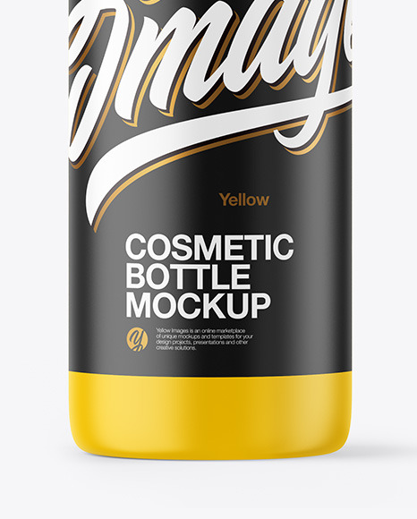 Matte Cosmetic Bottle Mockup PSD #1