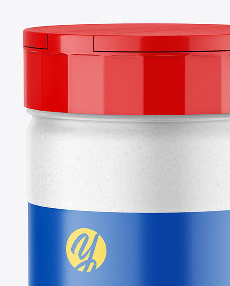 Download Matte Clear Plastic Jar W Salt Mockup In Jar Mockups On Yellow Images Object Mockups PSD Mockup Templates