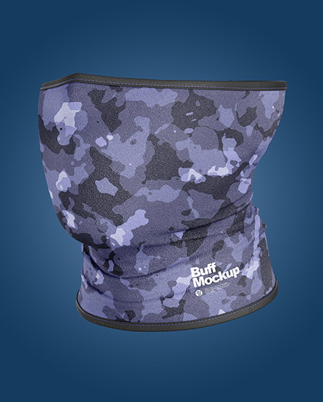 Download Fleece Buff Mockup - Half Side View in Apparel Mockups on ...