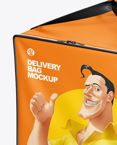 Download Delivery Bag Mockup In Object Mockups On Yellow Images Object Mockups PSD Mockup Templates