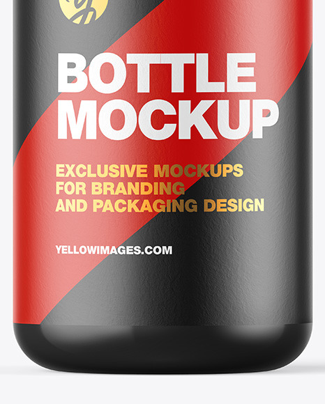 Glossy Bottle w  Closed Pump Mockup PSD #7
