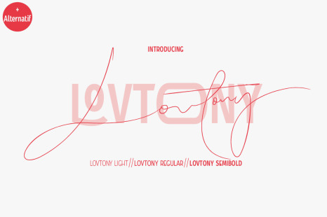 Lovtony Font Duo