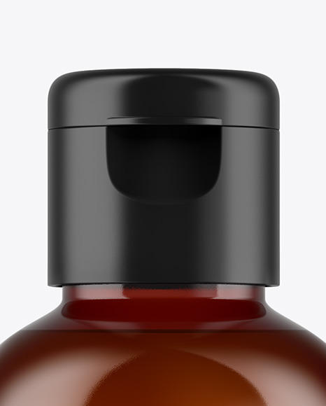 Amber Cosmetic Bottle Mockup PSD #2