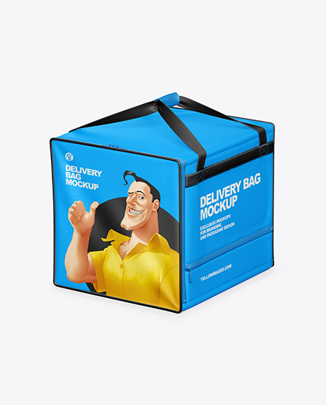 Download Delivery Bag Mockup In Object Mockups On Yellow Images Object Mockups PSD Mockup Templates