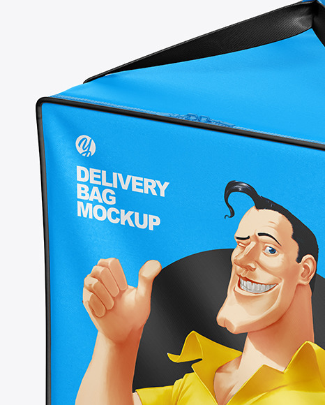 Delivery Bag Mockup In Object Mockups On Yellow Images Object Mockups