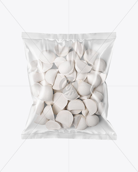 Download Plastic Bag With Dumplings Mockup In Bag Sack Mockups On Yellow Images Object Mockups PSD Mockup Templates