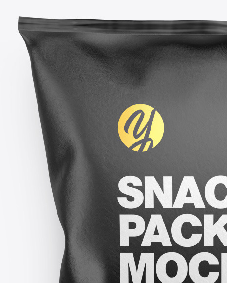 Paper Snack Package Mockup PSD #6