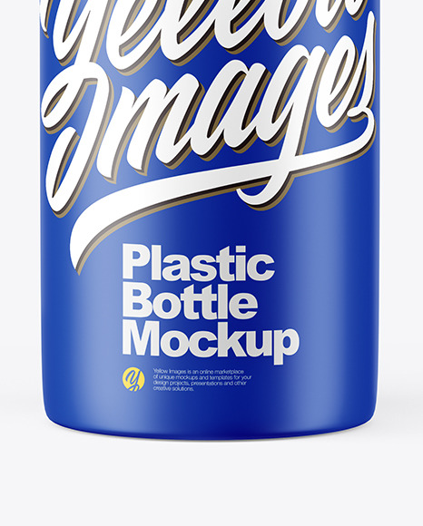Matte Plastic Bottle Mockup PSD #1